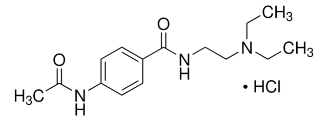 N-乙酰普鲁卡因胺 盐酸盐 &#8805;99% (HPLC), powder