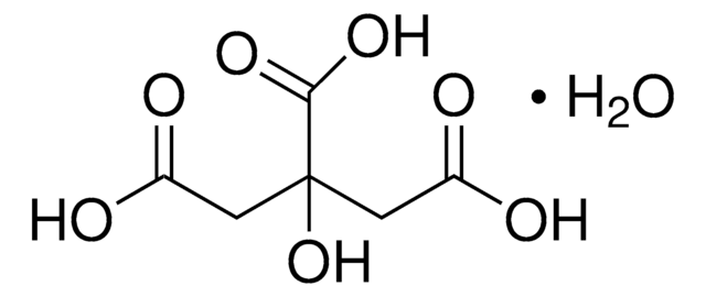 柠檬酸 一水合物 ACS reagent, &#8805;99.0%