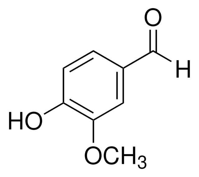 香草醛 certified reference material, TraceCERT&#174;, Manufactured by: Sigma-Aldrich Production GmbH, Switzerland