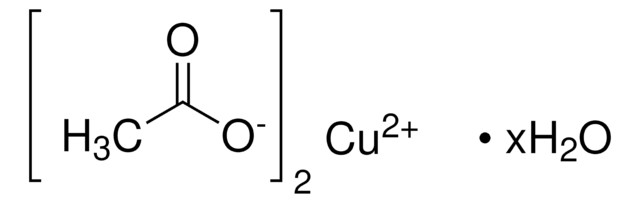 Copper(II) acetate monohydrate 99.99% trace metals basis