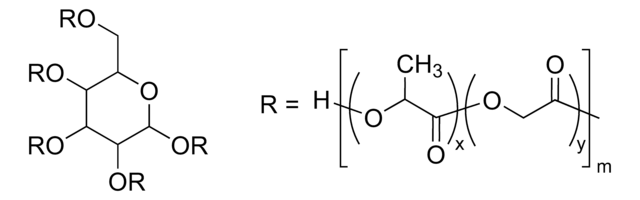 Poly(lactide-co-glycolide) star, glucose core, hydroxyl terminated average Mn 50,000, LA:GA 1:1