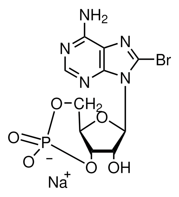 8-溴腺苷-3',5'-环单磷酸 钠盐 &#8805;97% (HPLC), powder