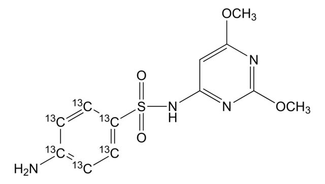 Sulfadimethoxine-(phenyl-13C6) VETRANAL&#174;, analytical standard