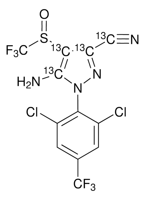 氟虫腈-（吡唑-13C3，氰基-13C） PESTANAL&#174;, analytical standard