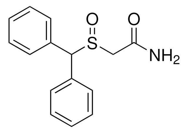 Modafinil CIV certified reference material, pharmaceutical secondary standard