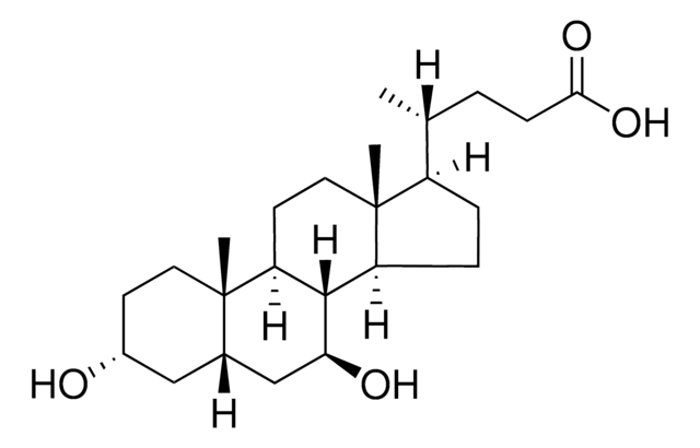 Ursodeoxycholic acid 500&#160;&#956;g/mL in methanol, certified reference material, Cerilliant&#174;