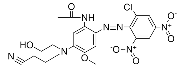 2'(2CHLORO46DINITROPHENYLAZO)5'((2CYANOETHYL)(2-OH-ET)AMINO)4'METHOXYACETANILIDE AldrichCPR