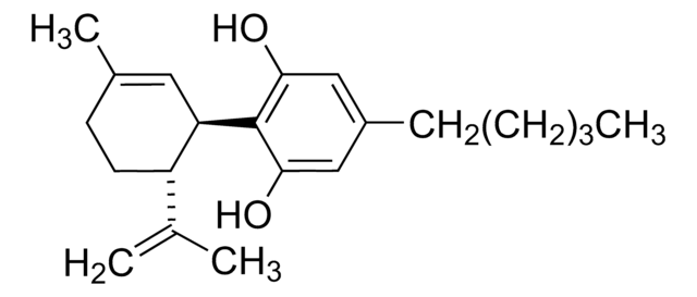 Cannabidiol solution 1.0&#160;mg/mL in methanol, analytical standard, for drug analysis