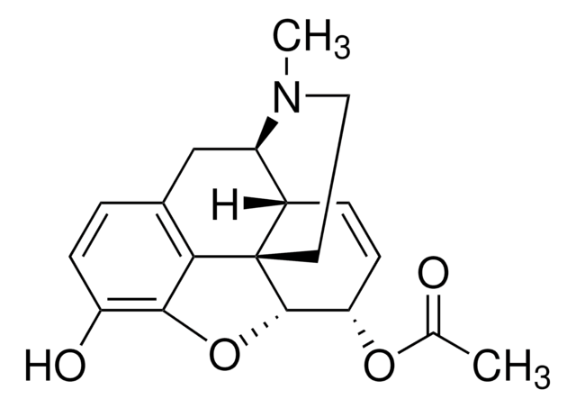 6-乙酰吗啡, 100 &#956;g/mL 溶液 100&#160;&#956;g/mL in acetonitrile, ampule of 1&#160;mL, certified reference material, Cerilliant&#174;