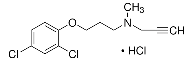 N-甲基-N-炔丙基-3-（2,4-二氯苯氧基）丙胺 盐酸盐 &#8805;97% (GC)