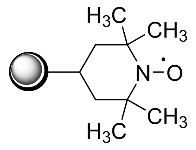 TEMPO, polymer-bound 100-200&#160;mesh, extent of labeling: 1.0&#160;mmol/g loading, 1&#160;% cross-linked with divinylbenzene