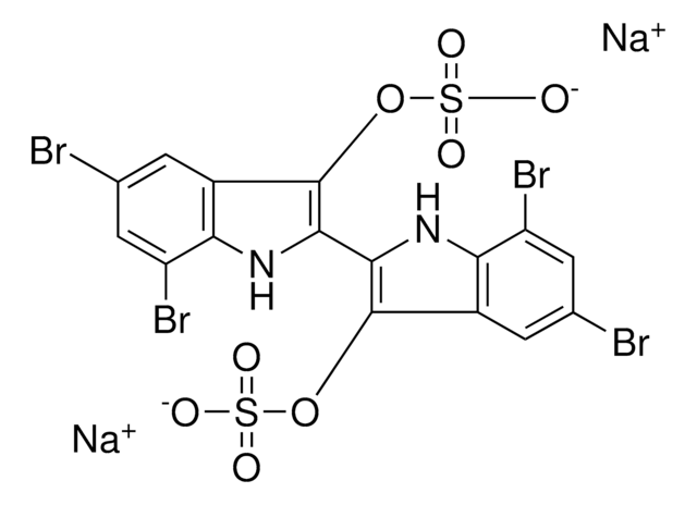 SODIUM 5,5',7,7'-TETRABROMO-1H,1'H-2,2'-BIINDOLE-3,3'-DIYL DISULFATE AldrichCPR