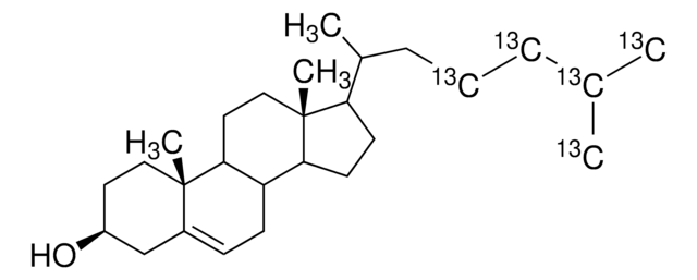 Cholesterol-23,24,25,26,27-13C5 &#8805;99 atom % 13C, &#8805;98% (CP)