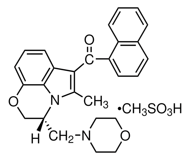 ( R )-(+)-WIN 55,212-2 甲磺酸盐 &#8805;98% (HPLC)