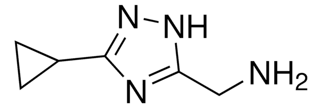 (5-Cyclopropyl-1H-1,2,4-triazol-3-yl)methanamine AldrichCPR