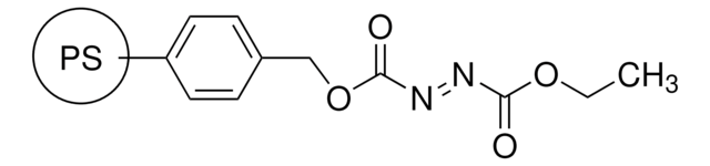 Diethyl azodicarboxylate, polymer-bound 100-200&#160;mesh, extent of labeling: 1.0-1.5&#160;mmol/g loading, 1&#160;% cross-linked with divinylbenzene