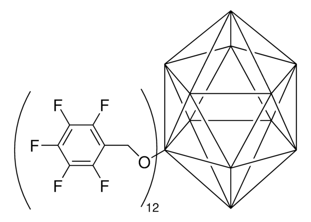 Dodeca(2,3,4,5,6-pentafluorobenzyloxy)-hypercloso-dodecaborane