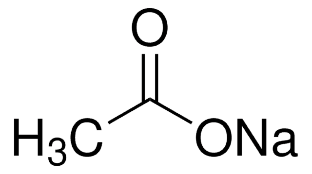 Sodium acetate + water in deuterium oxide, 99.9 atom % D LC-NMR reference standard, 50&#160;mM in D2O (99.9 atom % D), water 1&#160;%