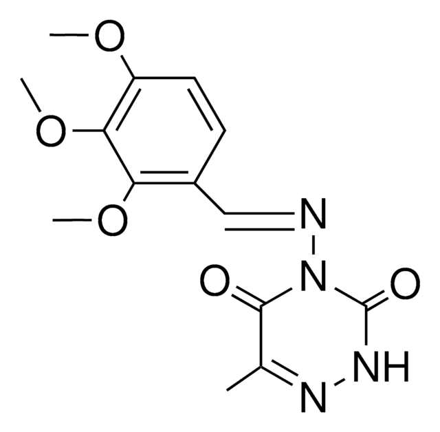 6-METHYL-4-(3,4,5-TRIMETHOXYBENZYLIDENEAMINO)-1,2,4-TRIAZINE-3,5(2H,4H)-DIONE AldrichCPR