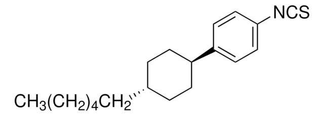 1-(反-4-己基环己基)-4-异硫氰基苯 liquid crystal (nematic), 99%