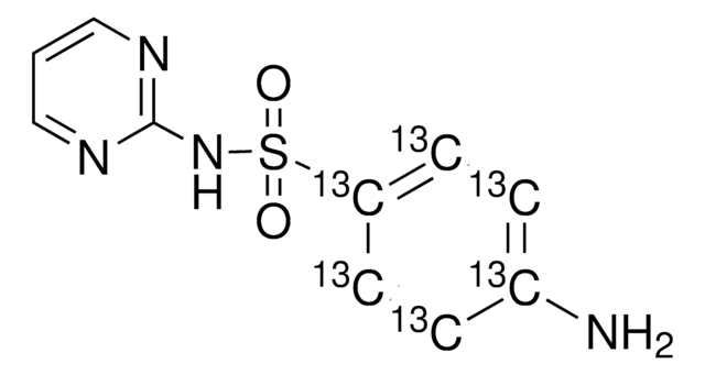 磺胺嘧啶-（苯基- 13 C 6 ） VETRANAL&#174;, analytical standard