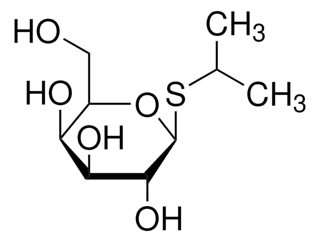 Isopropyl &#946;-D-1-thiogalactopyranoside OmniPur&#174; Grade, &gt;=99.0%, Inducer for ?-galactosidase, an enzyme that promotes lactose utilization.