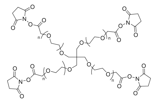 4arm-PEG40K-Succinimidyl Carboxymethyl Ester average Mn 40,000