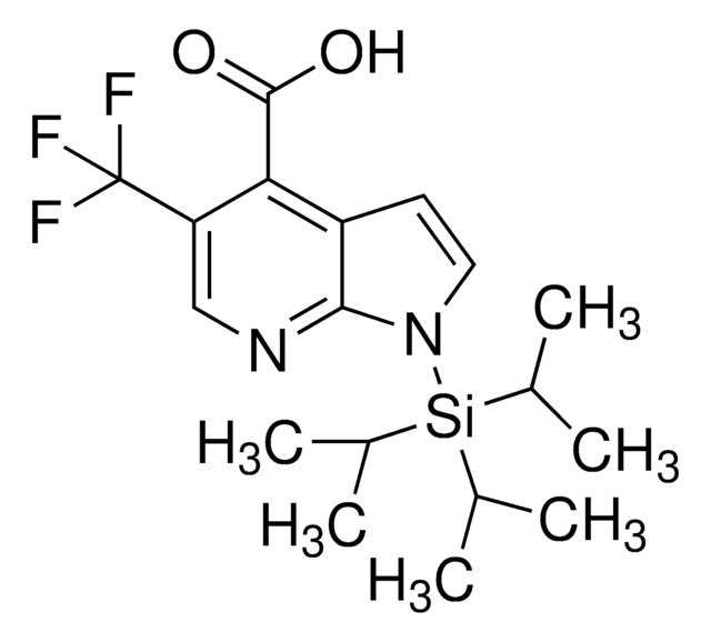 5-(Trifluoromethyl)-1-(triisopropylsilyl)-1H-pyrrolo[2,3-b]pyridine-4-carboxylic acid AldrichCPR