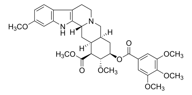 利血平 certified reference material, TraceCERT&#174;, Manufactured by: Sigma-Aldrich Production GmbH, Switzerland