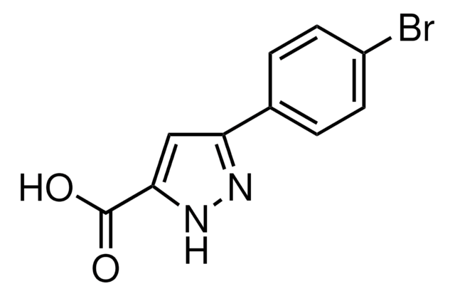 3-(4-Bromophenyl)-1H-pyrazole-5-carboxylic acid 97%