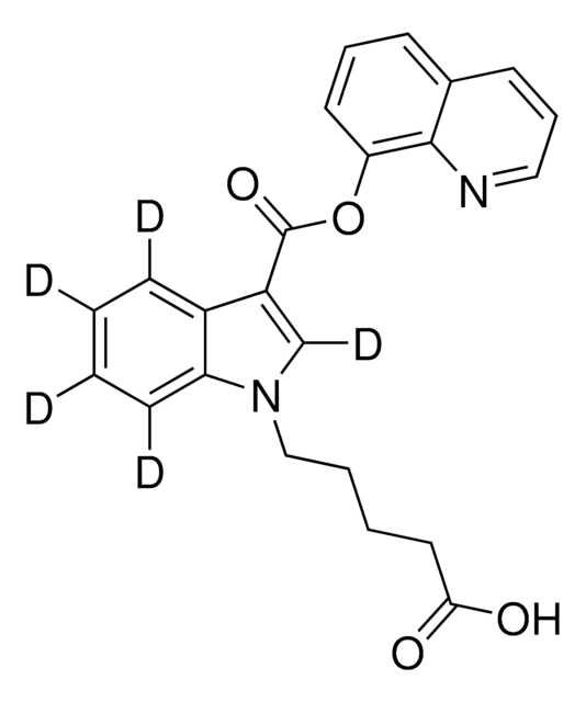 PB-22 5-Pentanoic acid metabolite-D5 (indole-D5) solution 100&#160;&#956;g/mL in acetonitrile, certified reference material, ampule of 1&#160;mL, Cerilliant&#174;