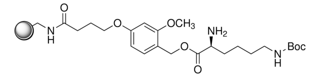 H-Lys(Boc)-HMPB-ChemMatrix&#174; 树脂 35-100&#160;mesh particle size (wet sieved)