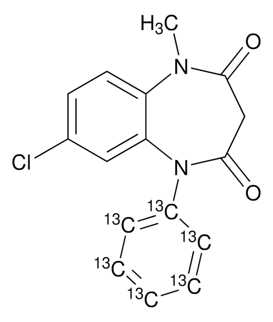 Clobazam-13C6 solution 100&#160;&#956;g/mL in methanol, certified reference material, Cerilliant&#174;