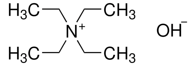 四乙基氢氧化铵 溶液 ~1.0&#160;M (CH3CH2)4NOH in H2O, electrochemical grade