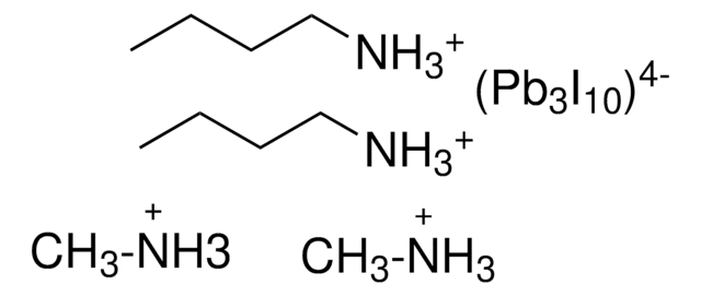 di-n-butylammonium dimethylammonium lead(II) decaiodide n = 3