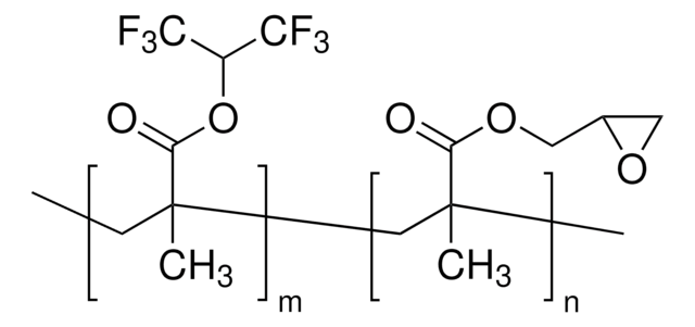 Poly(1,1,1,3,3,3-hexafluoroisopropyl methacrylate-co-glycidyl methacrylate) glycidyl methacrylate 10&#160;mol %