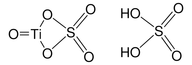 硫酸氧钛-硫酸 溶液 27-31% H2SO4 basis, for the detection of H2O2 and ether peroxides