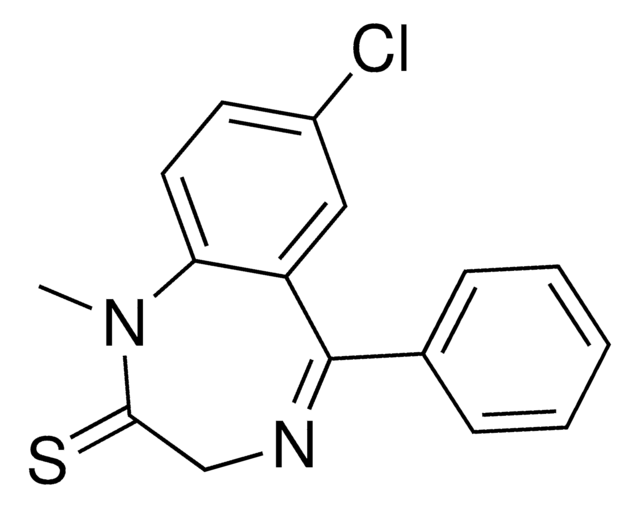 7-chloro-1-methyl-5-phenyl-1,3-dihydro-2H-1,4-benzodiazepine-2-thione AldrichCPR