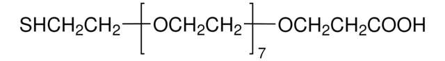 O-(2-Carboxyethyl)-O&#8242;-(2-mercaptoethyl)heptaethylene glycol &#8805;95% (oligomer purity)