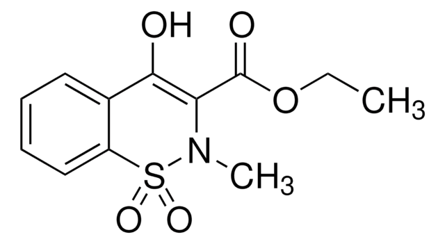 4-羟基-2-甲基-2H-1,2-苯并噻嗪-3-甲酸乙酯 1,1-二氧化物 United States Pharmacopeia (USP) Reference Standard