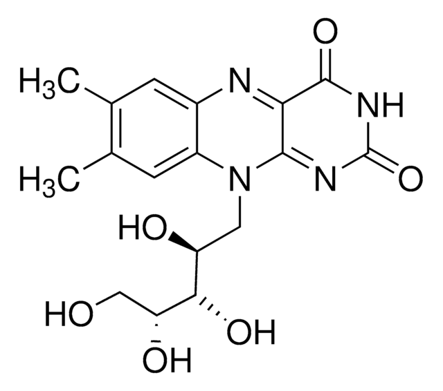 (&#8722;)-核黄素 100&#160;&#956;g/mL (1% ammonium acetate in 50:50 methanol:water), certified reference material, ampule of 1&#160;mL, Cerilliant&#174;