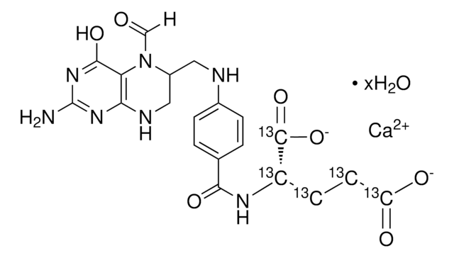 亚叶酸钙-谷氨酰基-13C5 99 atom % 13C, 97% (CP)