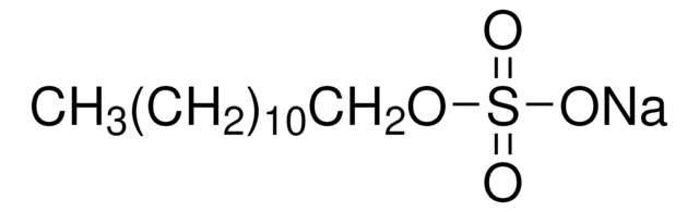 十二烷基硫酸钠 BioReagent, suitable for electrophoresis, for molecular biology, &#8805;98.5% (GC)