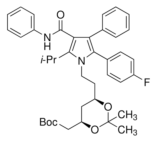 (4R,6R)-1,3-二氧杂环己烷-4-乙酸 6-[2-[2-(4-氟苯基)-5-(1-甲基乙基)-3-苯基-4-[(苯氨基)羰基]-1H-吡咯-1-基]乙基]-2,2-二甲基-1,1-二甲基乙酯 97%