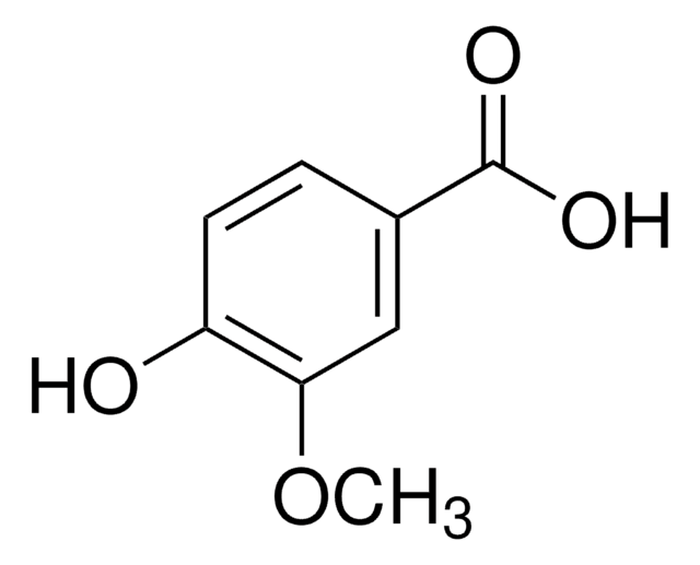 香草酸 certified reference material, TraceCERT&#174;, Manufactured by: Sigma-Aldrich Production GmbH, Switzerland