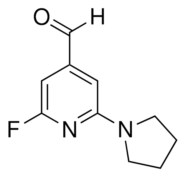 2-Fluoro-6-(pyrrolidin-1-yl)isonicotinaldehyde AldrichCPR