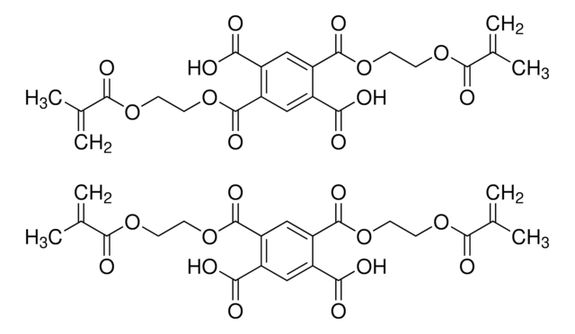 Pyromellitic dianhydrate dimethacrylate (1:1 meta:para isomer mixture), contains 4-methoxyphenol as inhibitor