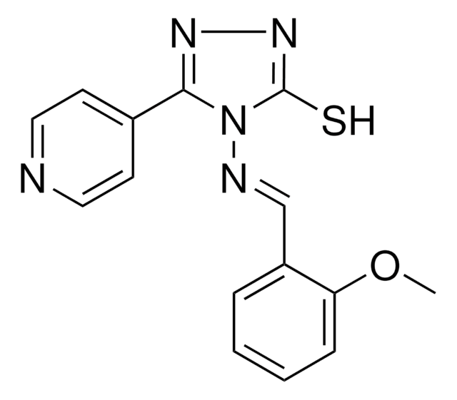 4-((2-METHOXYBENZYLIDENE)AMINO)-5-(4-PYRIDINYL)-4H-1,2,4-TRIAZOLE-3-THIOL AldrichCPR