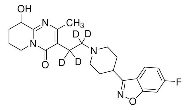 9-Hydroxyrisperidone-D4 solution 100&#160;&#956;g/mL in methanol, ampule of 1&#160;mL, certified reference material, Cerilliant&#174;