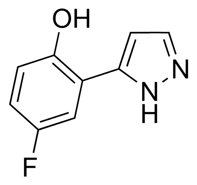 4-Fluoro-2-(1H-pyrazol-5-yl)phenol AldrichCPR